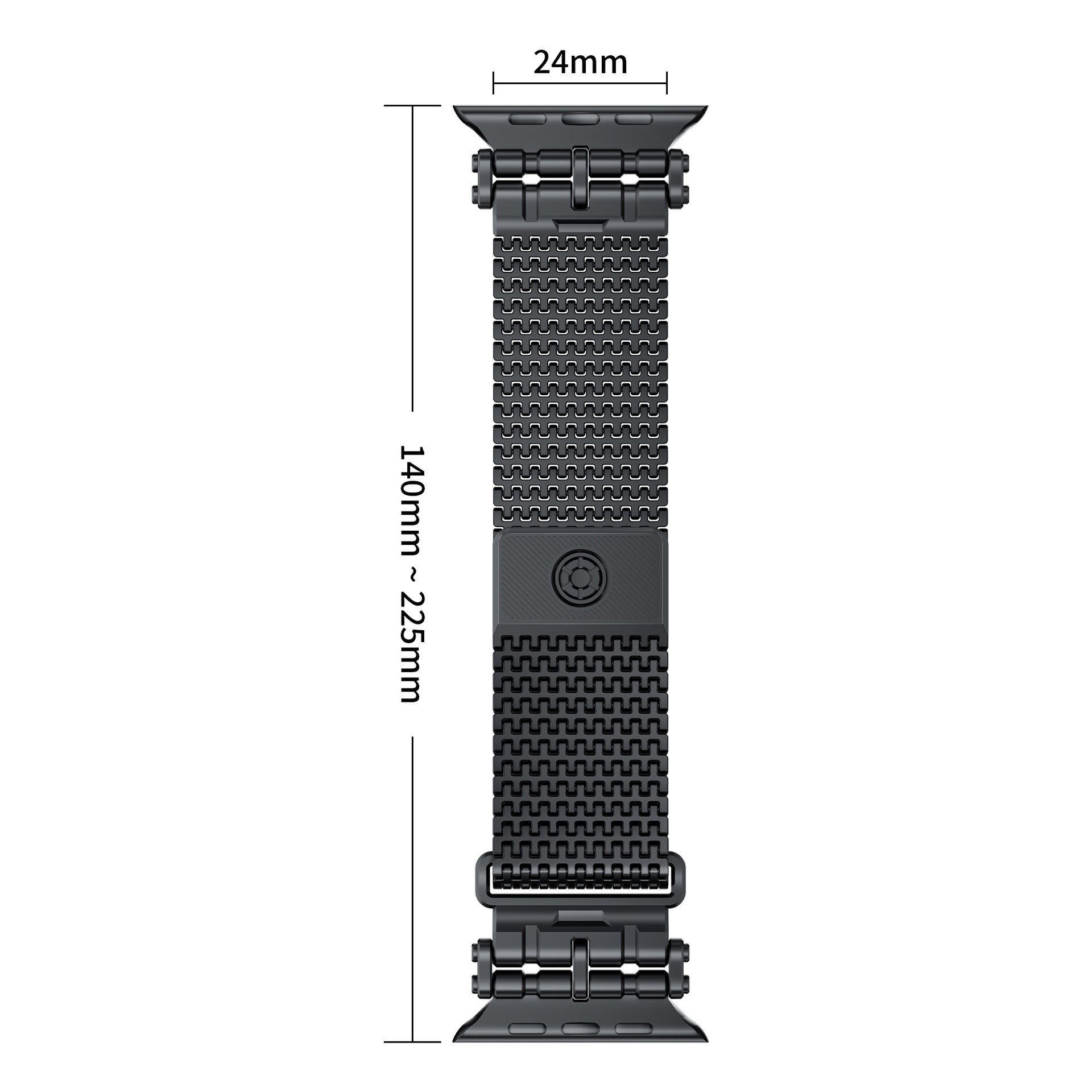 Luxury Titanium Armor Milanese Magnetic Loop By iSerieshub For Apple Watch