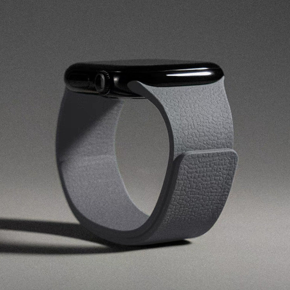 Premium Litchi Silicone Magnetic Loop By iSerieshub Comaptible For Apple Watch