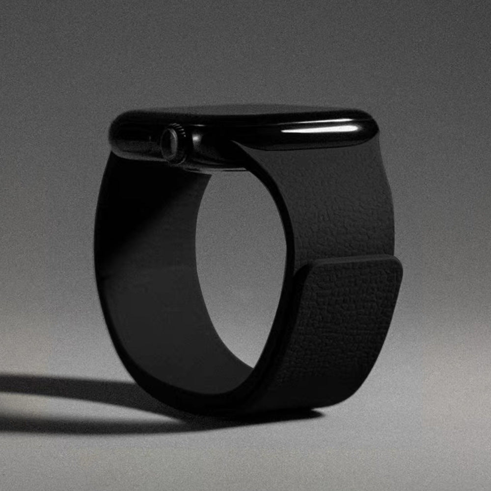 Premium Litchi Silicone Magnetic Loop By iSerieshub Comaptible For Apple Watch