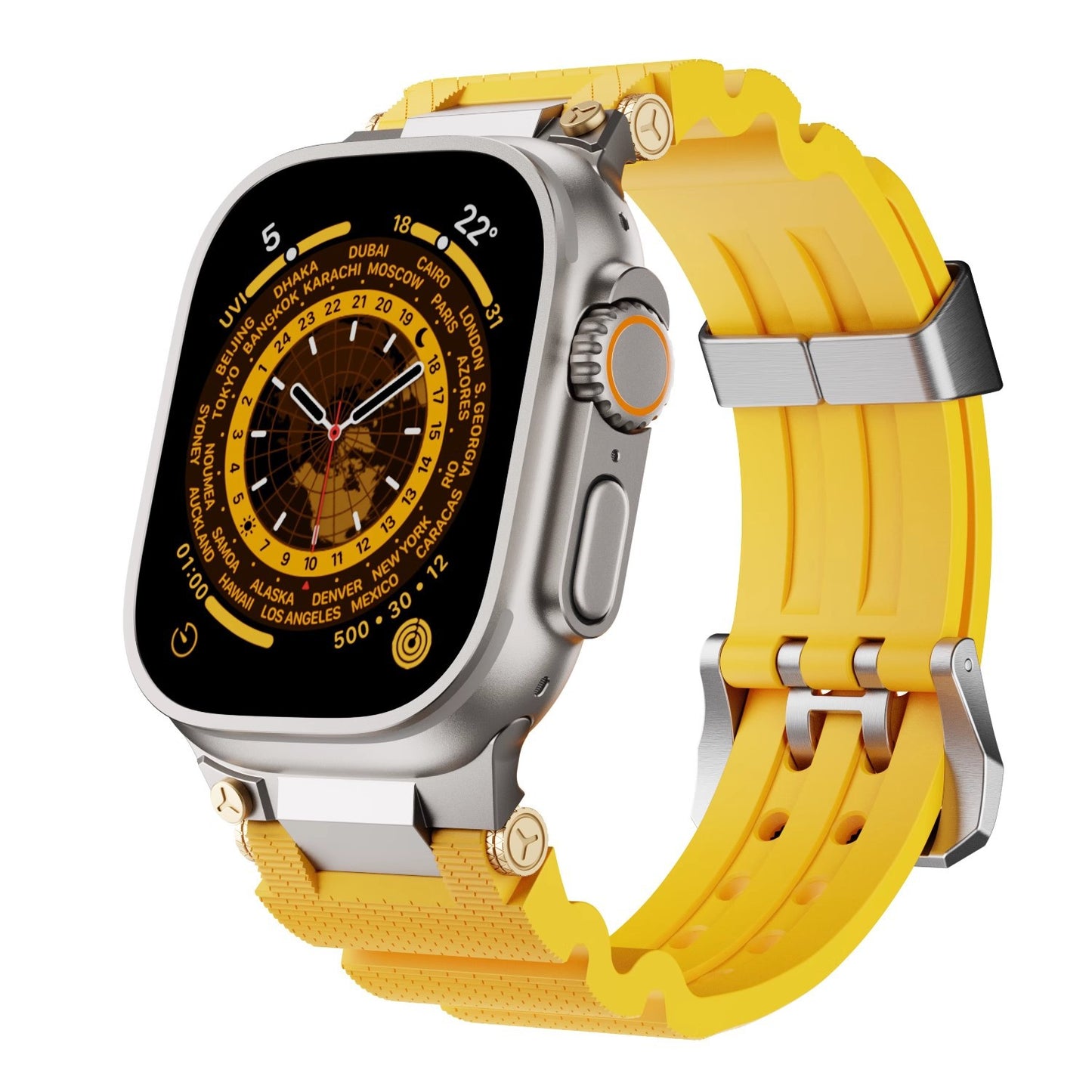 Luxury Veltrix Silicone Straps By iSerieshub Compatible For Apple Watch