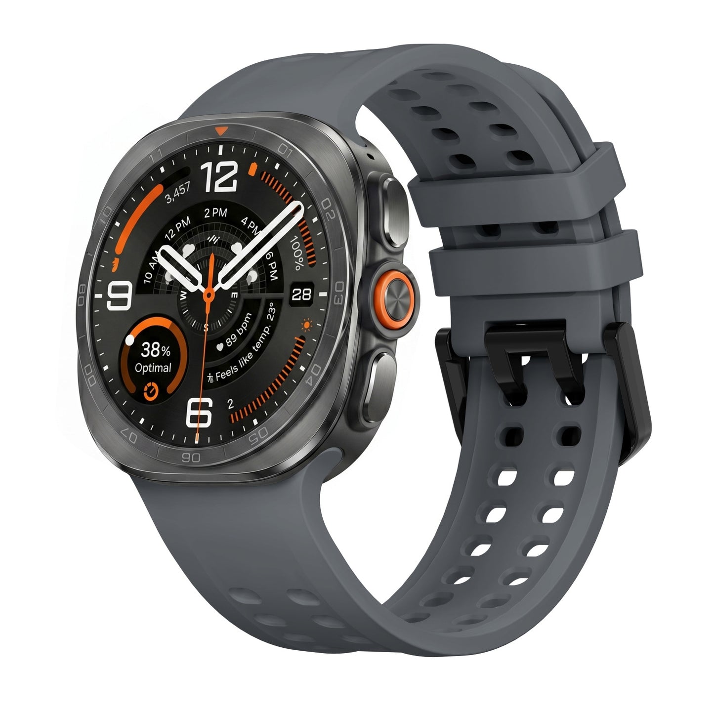 Dual-Row Airflow Silicone Sport Band for Galaxy Watch Ultra