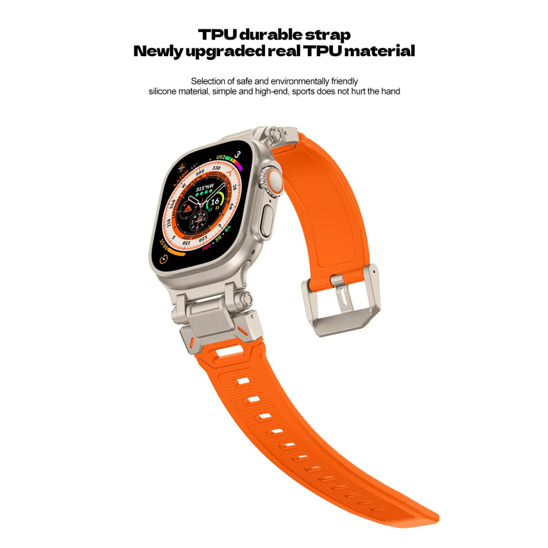 Luxury Armor Style Sports Bands By iSerieshub Compatible For iWatch