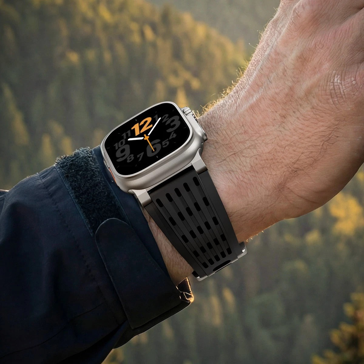 Luxury Ultra Wide Ventilated Sports Bands By iSerieshub Compatible For Apple Watch