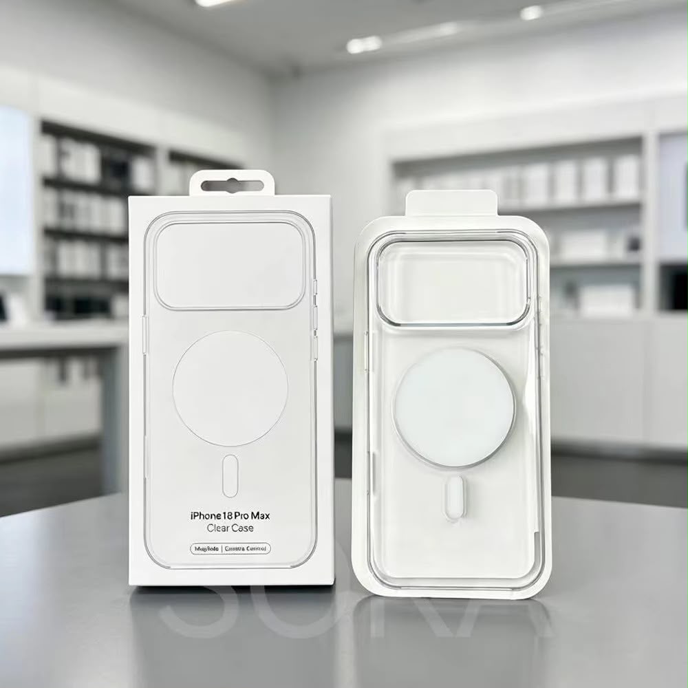 Magnetic Crystal Clear Case for iPhone 18 Pro / 18 Pro Max – MagSafe & Camera Control Compatible