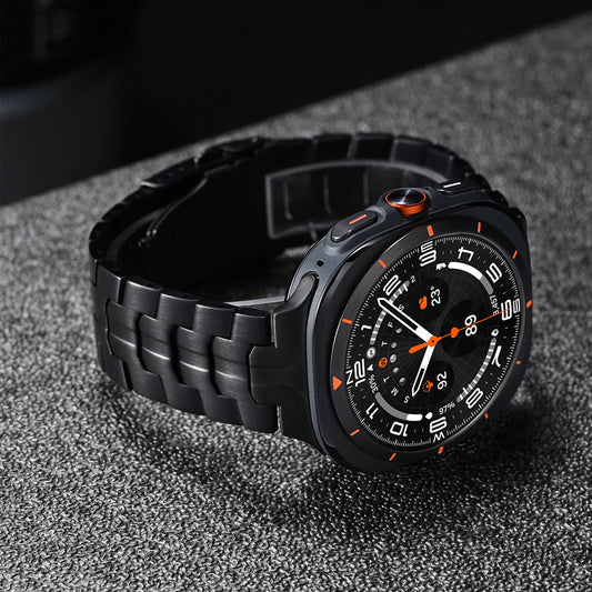 Luxury Titanium Wingtip Band By iSerieshub for Samsung Galaxy Watch Ultra 47mm
