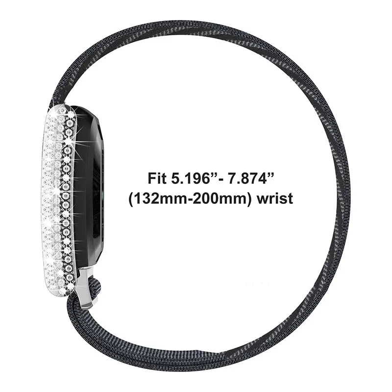 Daimond Premium Nylon Loop Sport Band Compatible with WHOOP 5.0 One, Peak & Life/MG – Breathable Adjustable Replacement Strap