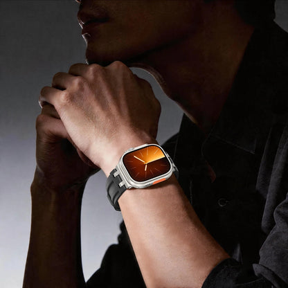 Luxury AP FKM Rubber Woven Bands By iSerieshub Compatible For Apple Watch