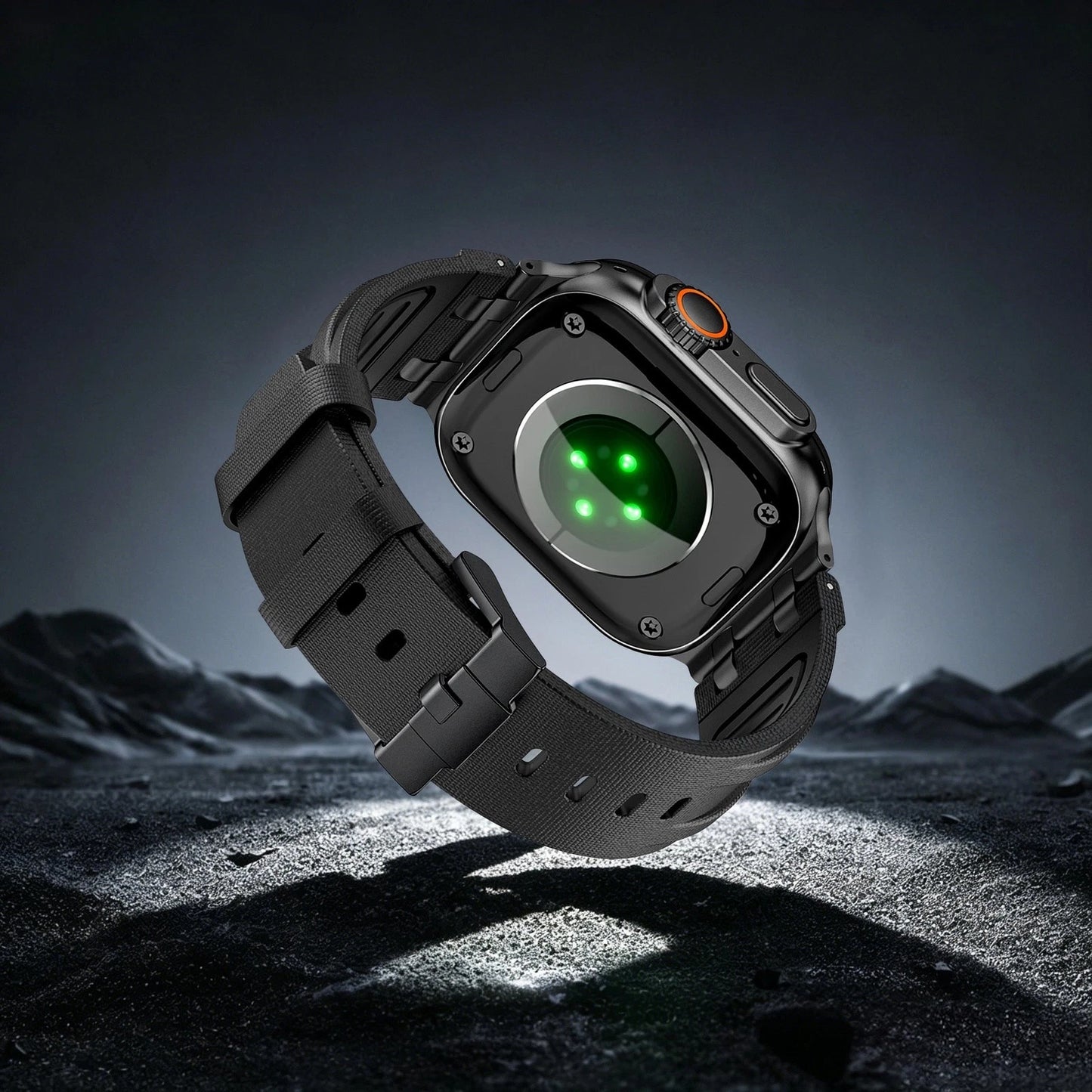 Luxury AP FKM Rubber Woven Bands By iSerieshub Compatible For Apple Watch