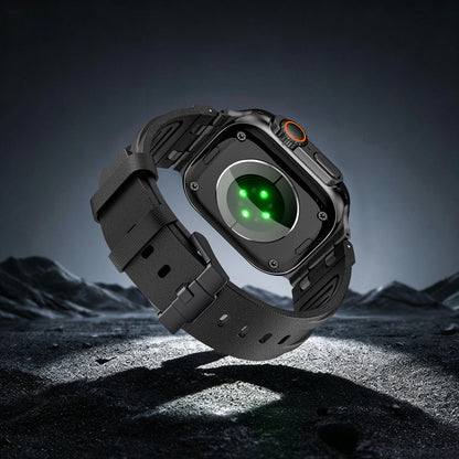 Luxury AP FKM Rubber Woven Bands By iSerieshub Compatible For Apple Watch