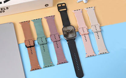 Premium Modello Soft Silicone Strap By iSerieshub Compatible For Apple Watch