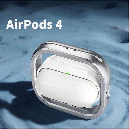Luxury 360° Rotating Metal Frame Case for AirPods