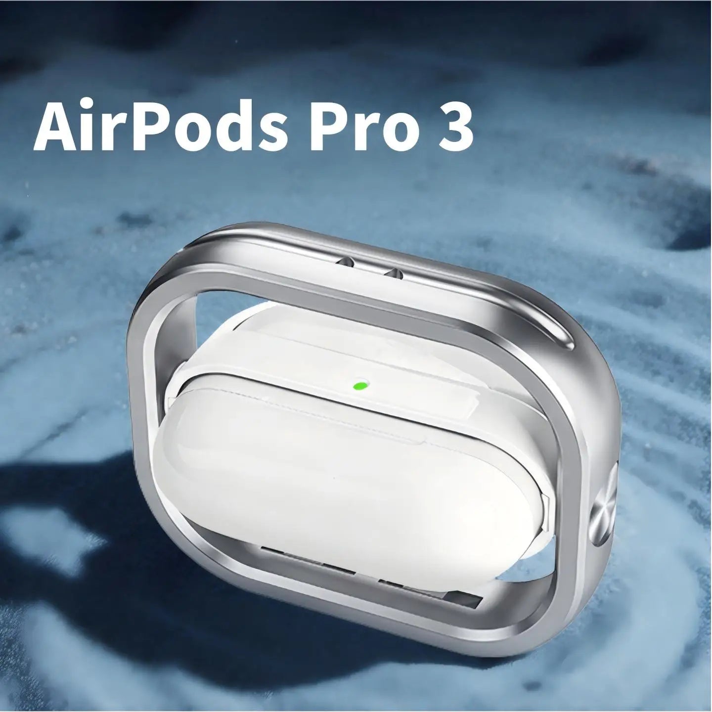 Luxury 360° Rotating Metal Frame Case for AirPods