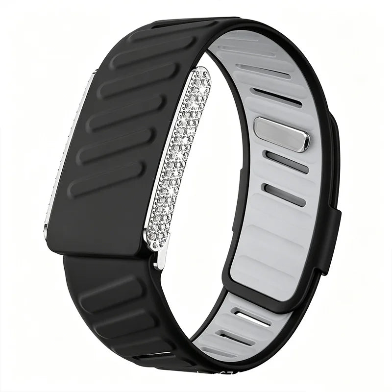 Dual Color Silicone Sport Band Compatible with WHOOP 5.0 One, Peak & Life/MG – Soft Waterproof Replacement Strap
