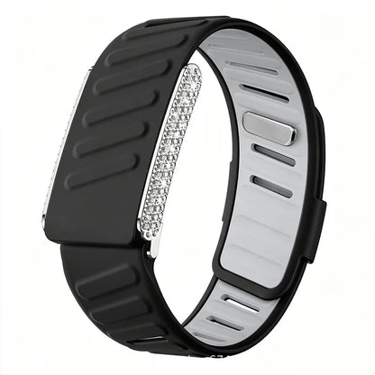 Dual Color Silicone Sport Band Compatible with WHOOP 5.0 One, Peak & Life/MG – Soft Waterproof Replacement Strap