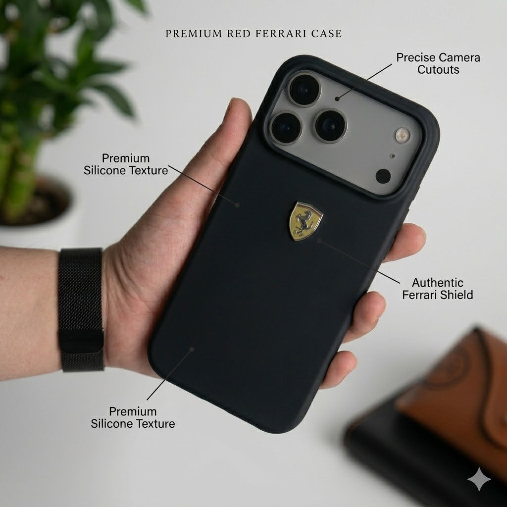 Premium Ferrari Phone Case By iSerieshub Compatible for iPhone