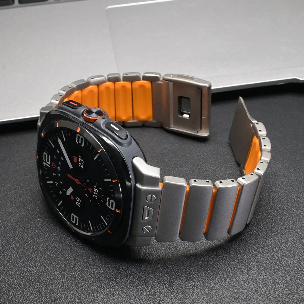 Luxury Ocean Titanium Band for Samsung Galaxy Watch Ultra 47mm