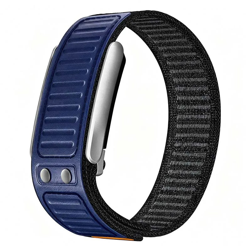 Premium Soft Microfiber Leather Sports Bands Two-color Nylon Watch Straps for Whoop 5.0