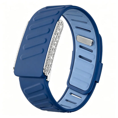 Dual Color Silicone Sport Band Compatible with WHOOP 5.0 One, Peak & Life/MG – Soft Waterproof Replacement Strap