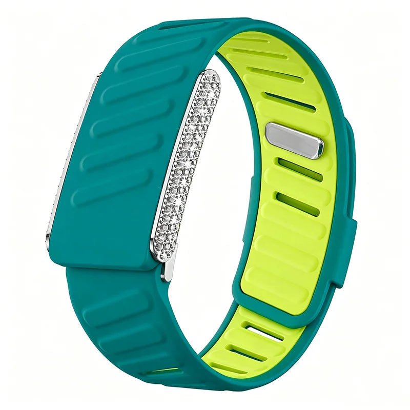 Dual Color Silicone Sport Band Compatible with WHOOP 5.0 One, Peak & Life/MG – Soft Waterproof Replacement Strap