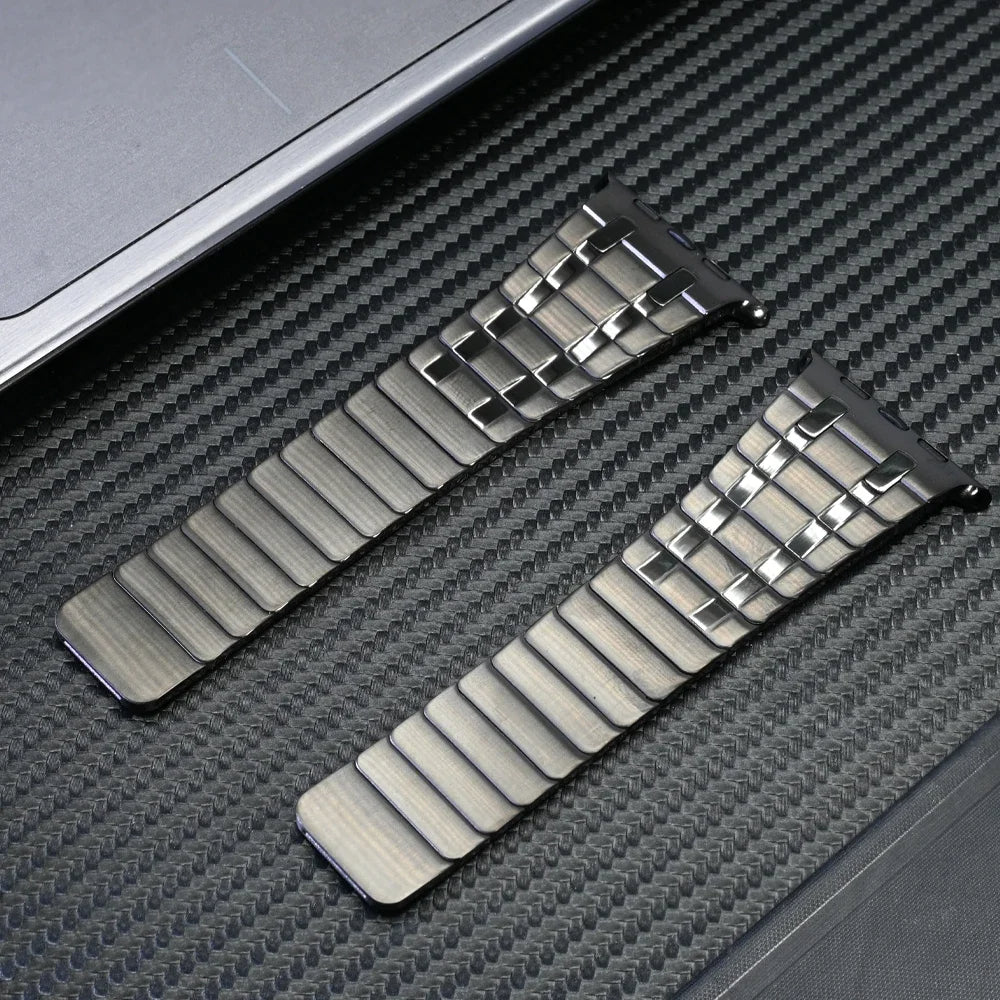 Luxury AP Frosted Metal Magnetic Band By iSerieshub Compatible for Apple Watch