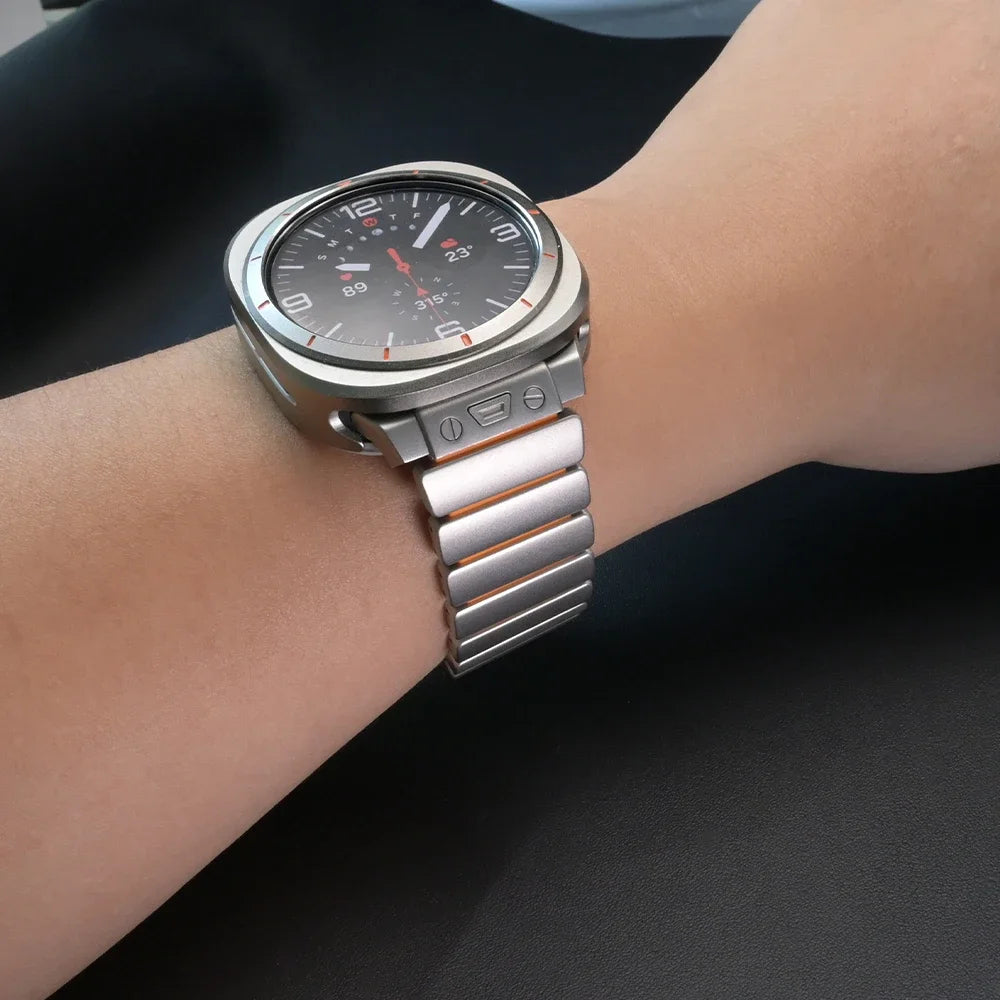 Luxury Ocean Titanium Band for Samsung Galaxy Watch Ultra 47mm