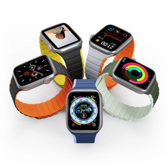 Luxury Dual Tone Silicone Magnetic Loop By iSerieshub For Apple Watch