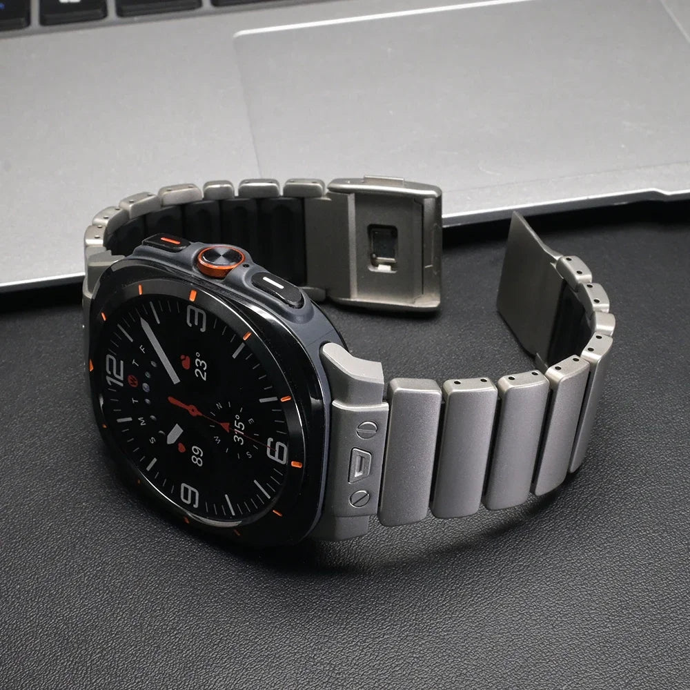 Luxury Ocean Titanium Band for Samsung Galaxy Watch Ultra 47mm