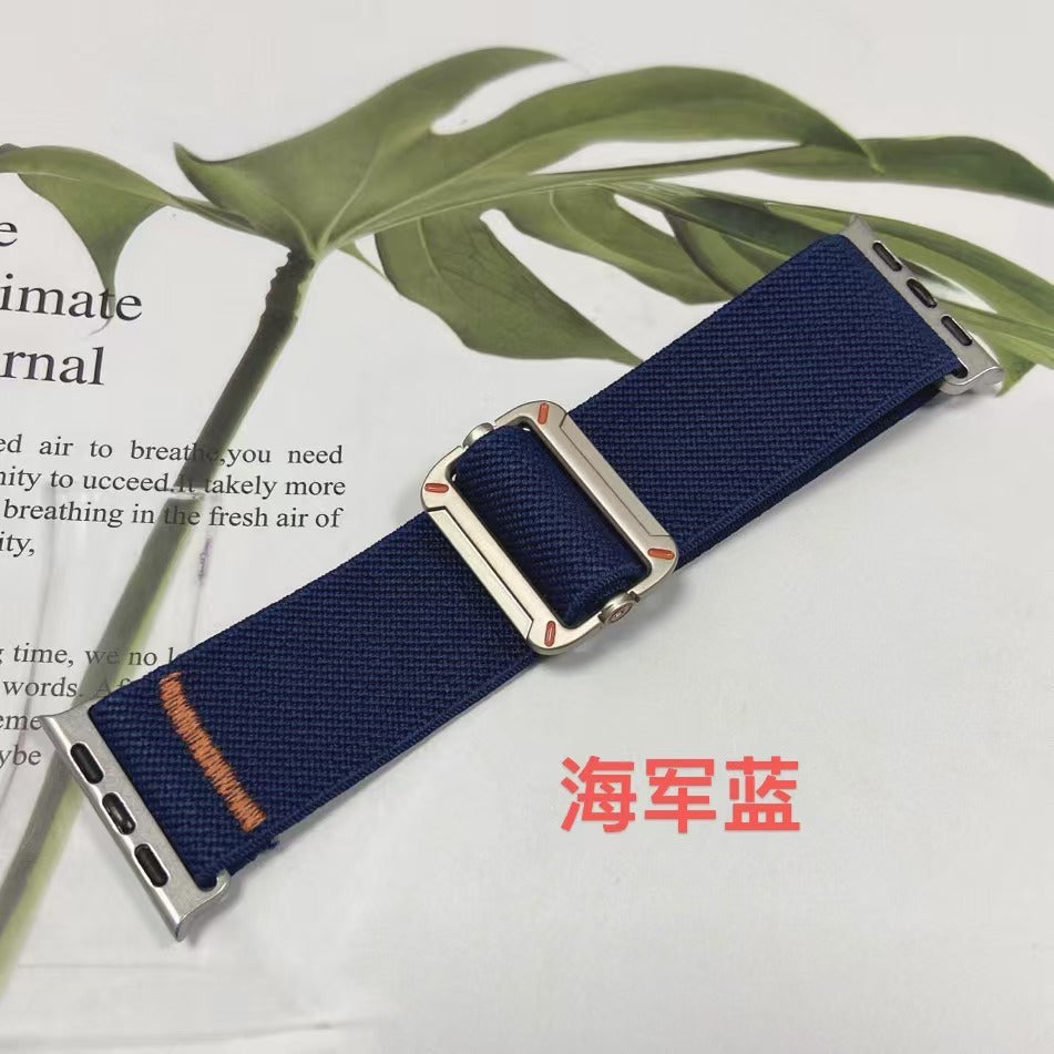 Premium Nylon Strechtable Adjustable Sports Bands By iSerieshub Compatible For Apple Watch