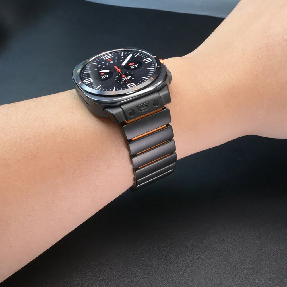 Luxury Ocean Titanium Band for Samsung Galaxy Watch Ultra 47mm