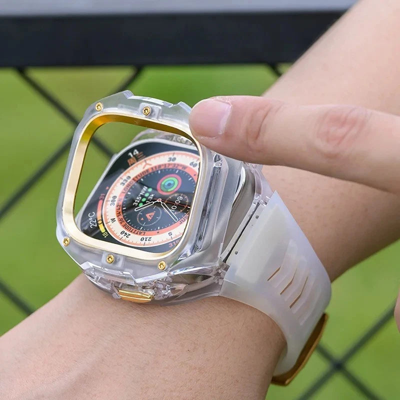49MM Luxury Transparent Concept Case By Iserieshub Compatible For Apple Watch Ultra