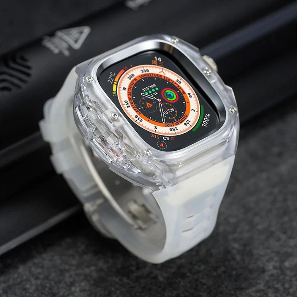 49MM Luxury Transparent Concept Case By Iserieshub Compatible For Apple Watch Ultra