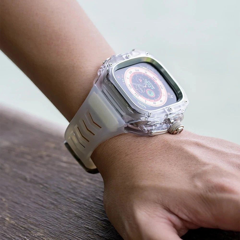 49MM Luxury Transparent Concept Case By Iserieshub Compatible For Apple Watch Ultra