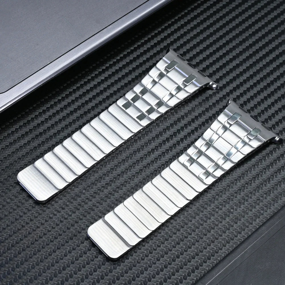 Luxury AP Frosted Metal Magnetic Band By iSerieshub Compatible for Apple Watch