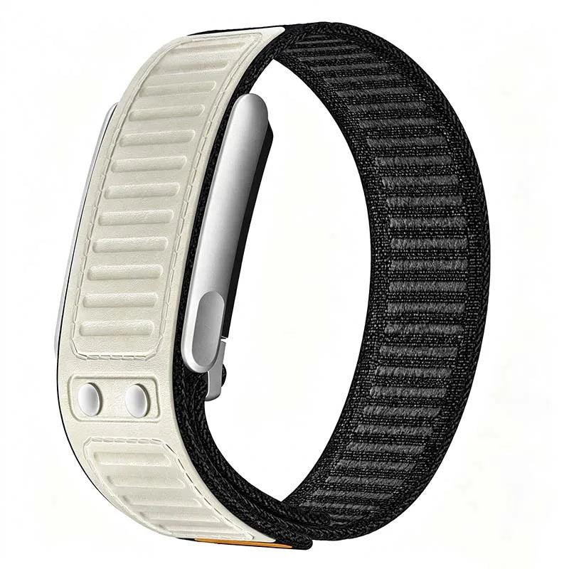 Premium Soft Microfiber Leather Sports Bands Two-color Nylon Watch Straps for Whoop 5.0