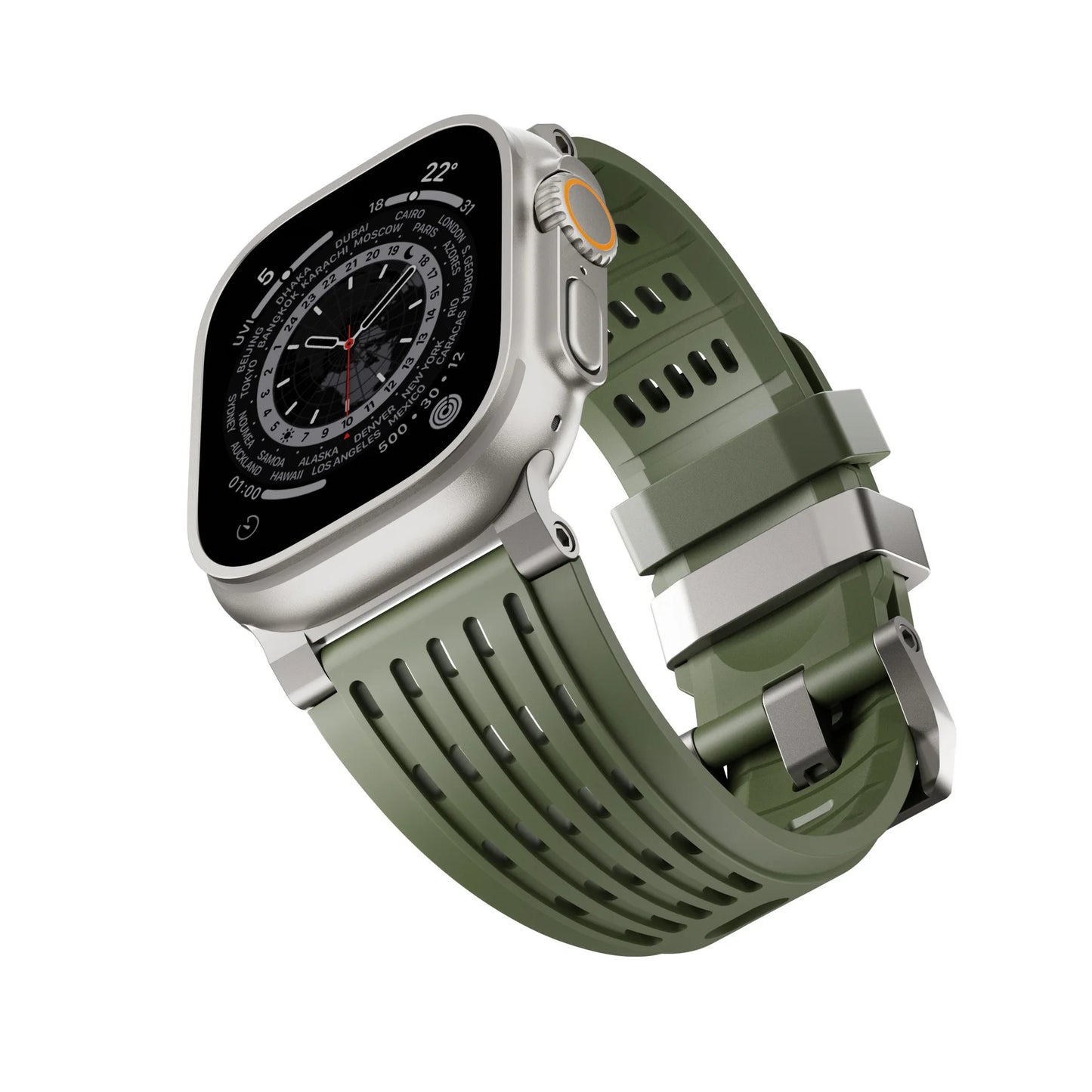 Luxury Ultra Wide Ventilated Sports Bands By iSerieshub Compatible For Apple Watch