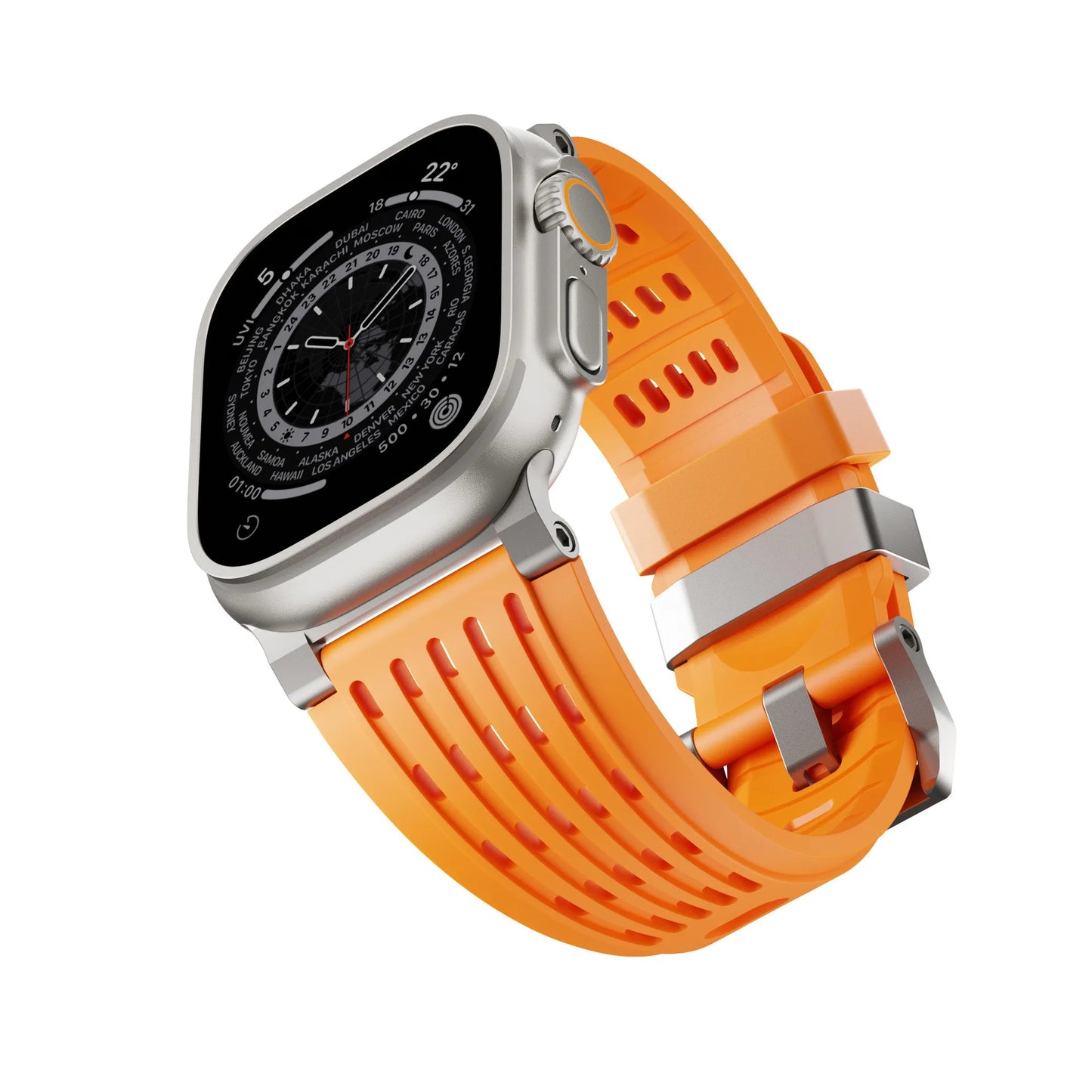 Luxury Ultra Wide Ventilated Sports Bands By iSerieshub Compatible For Apple Watch