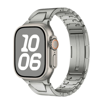Luxury Titanium Quilk Release Band By iSerieshub Compatible For Appe Watch