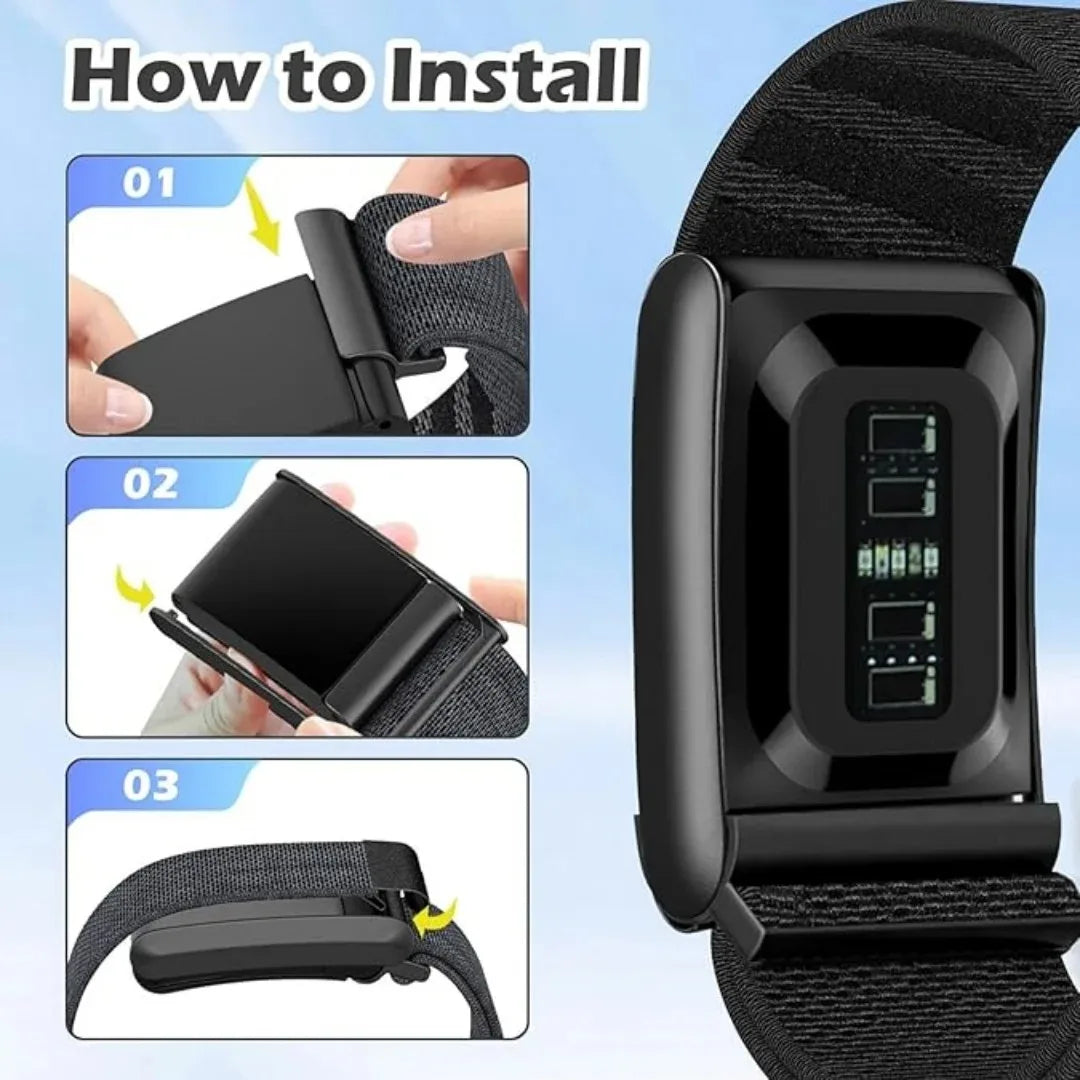 WHOOP 5.0 Nylon Magnetic Clasp Strap – Premium Breathable Adjustable Sports Band