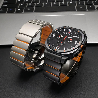 Luxury Ocean Titanium Band for Samsung Galaxy Watch Ultra 47mm