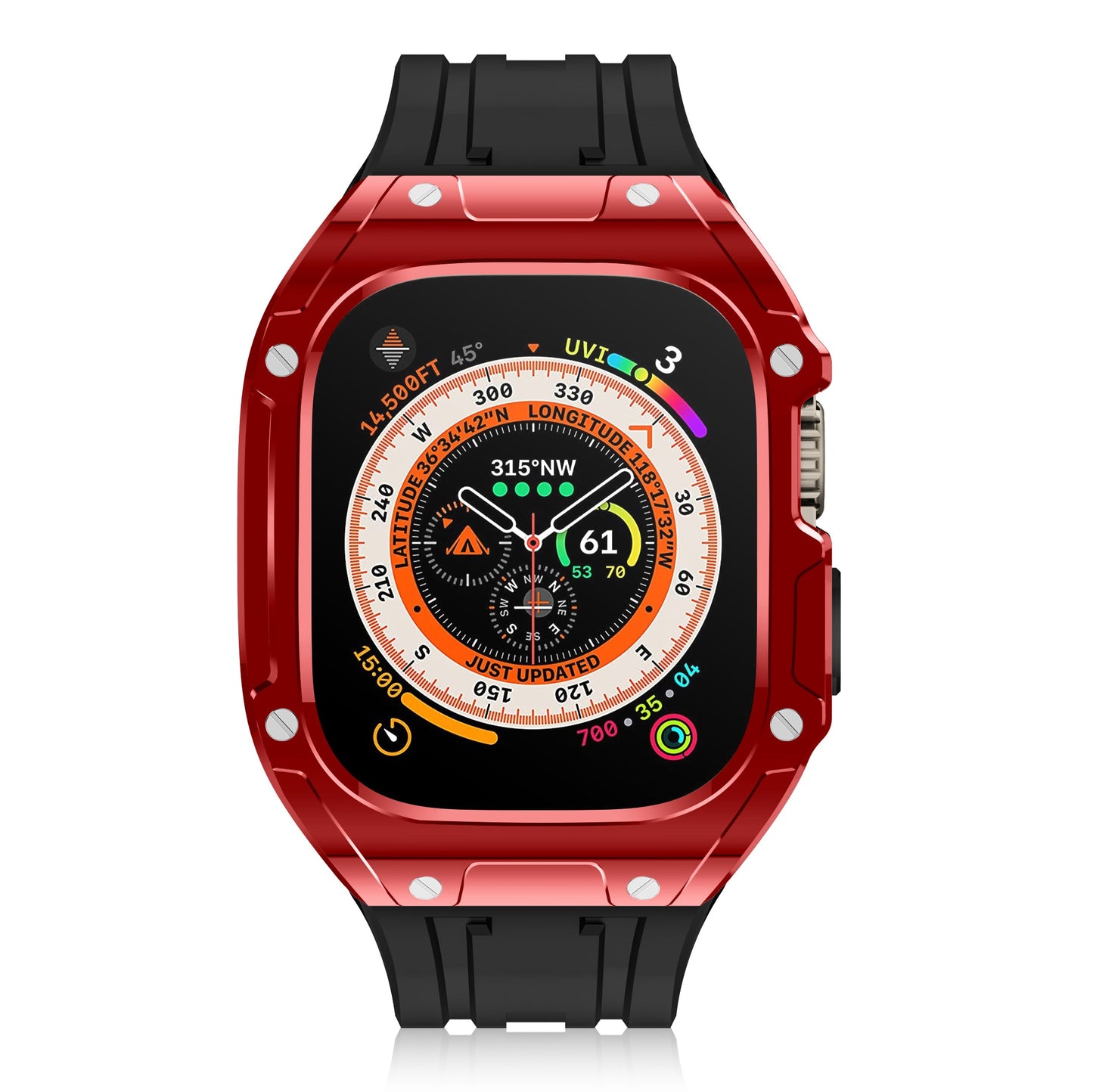 49MM Luxury Designer Rugged Case By iSerieshub Compatible For iWatch Ultra