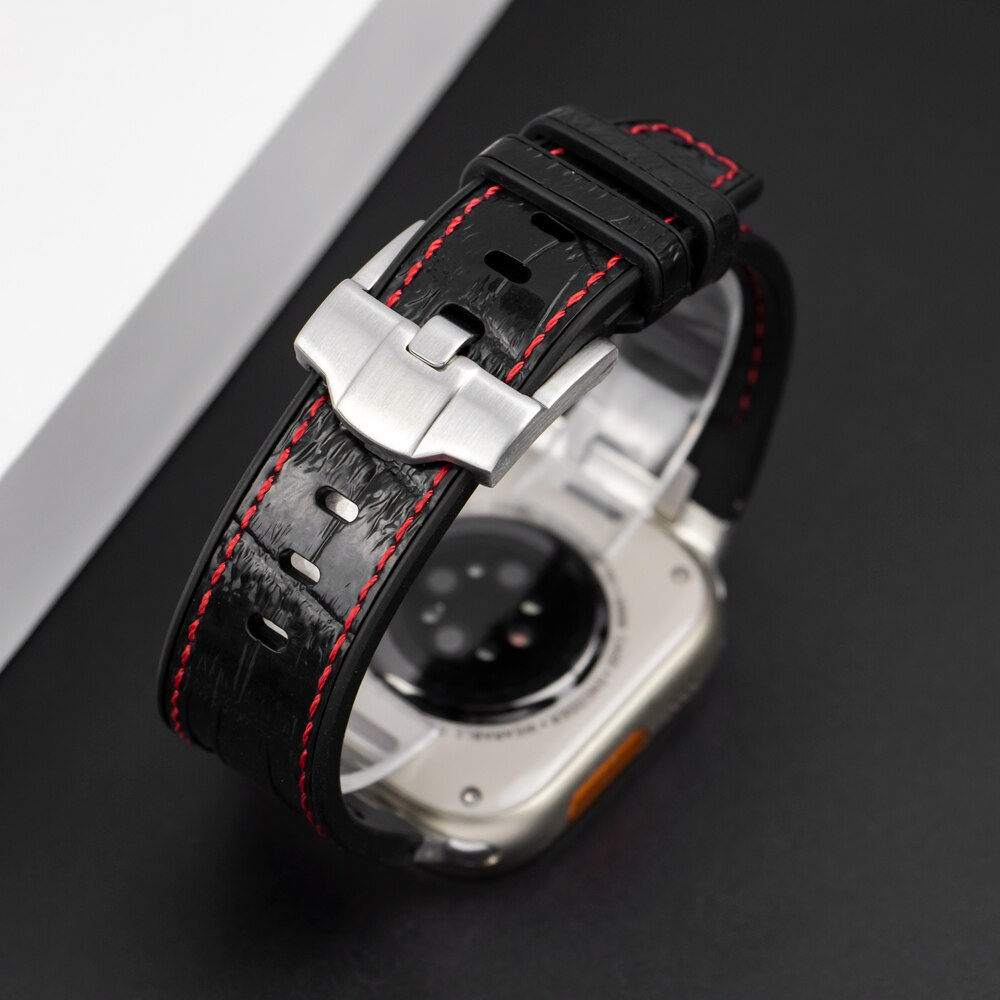 Luxury G-Shock Edition Crocodile Style Sports Bands By iSerieshub Comaptible For iWatch
