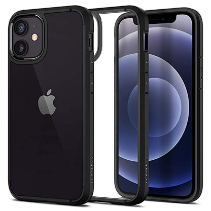 iSeriesHub Premium Ultra Hybrid Back Case for iPhone 14 Series  (TPU + Poly Carbonate | Matte Black)