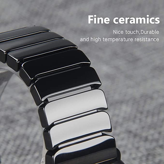 Premium Ceramic Straps By iSerieshub Compatible For Smart Watch