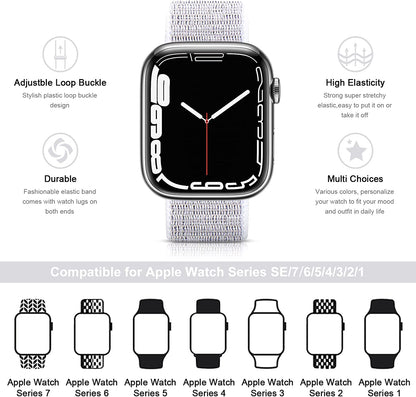 Premium Velcro Nylon Sport Band By iSerieshub Compatible with iWatch