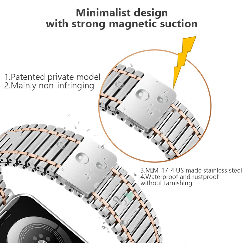 Luxury Metal Magnetic Milanese Loop By iSerieshub Compatible For iWatch