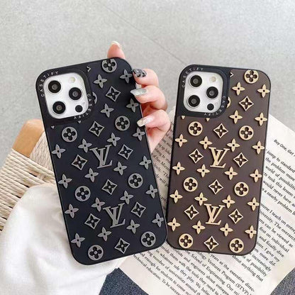 Luxury Brand 3d Pattern Silicone Case Cover By iSerieshub Compatible For iPhone