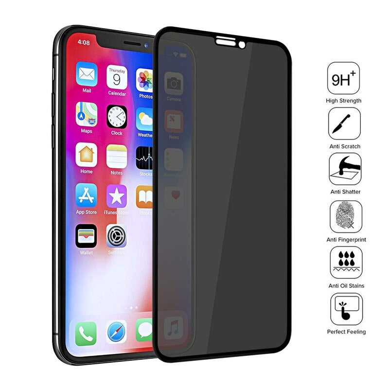 Privacy Tempered Glass By iSerieshub Compatible For iPhone