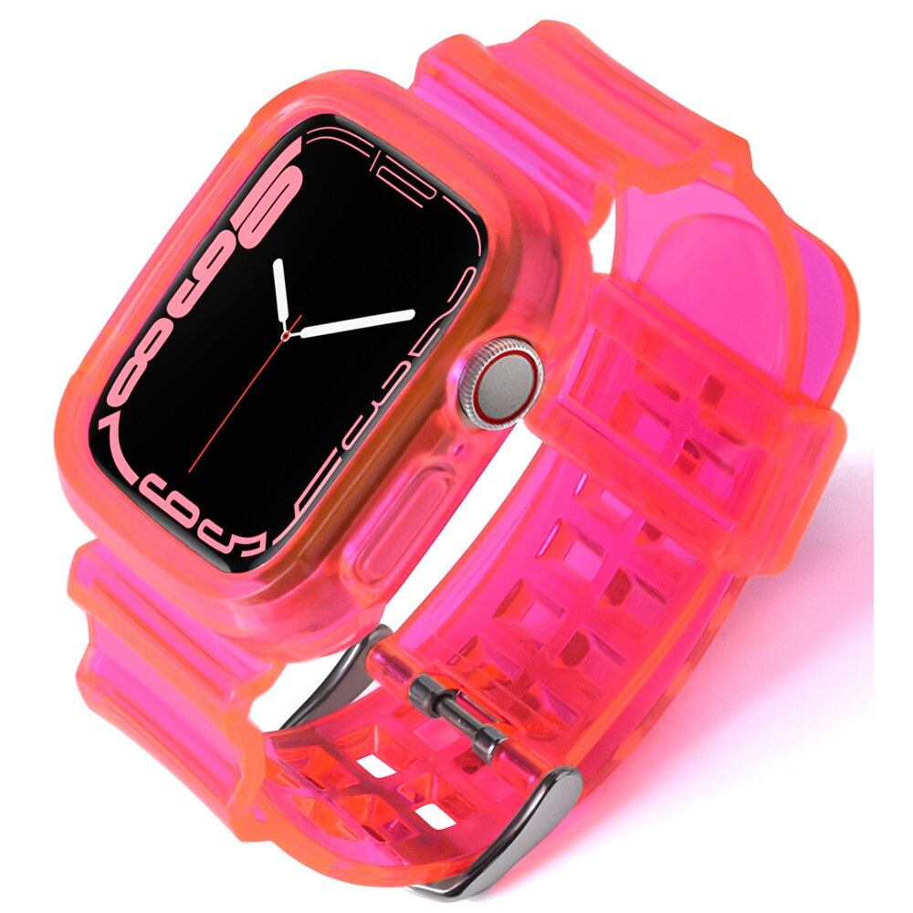 Premium Transparent Silicone Straps By iSerieshub Compatible For Smart-Watch